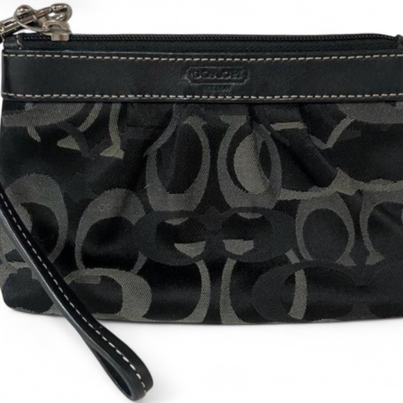 Coach Signature Wristlet Wallet - Picture 1 of 5